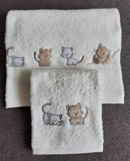 asciugamani gattini